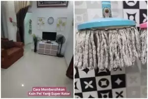Kain pel kotor kumal sekarang bersih kinclong kesat lagi cuma pakai trik ini