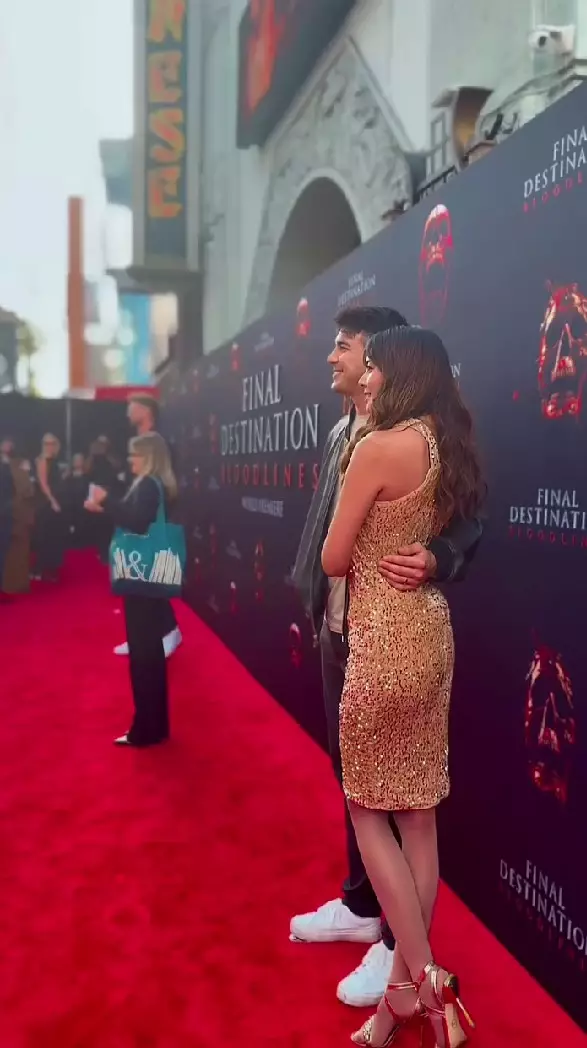 Aurelie Moeremans di karpet merah Hollywood © Instagram Aurelie Moeremans di karpet merah Hollywood © Instagram