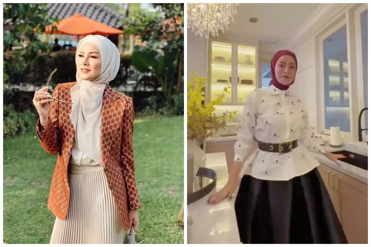 Punya dapur baru dengan tampilan mewah, begini 5 cara Olla Ramlan menata dapur agar elegan