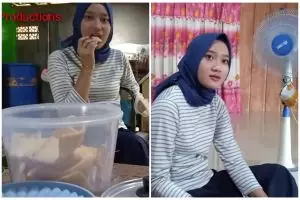 Bergaya sederhana beralaskan semen, ini 7 cara pedangdut Yeni Inka menata dapur rumah kayu di kampung