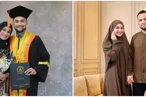 Bukti semangat belajar tak kenal umur, ini 7 momen Teuku Wisnu dapat gelar sarjana di usia 40 tahun
