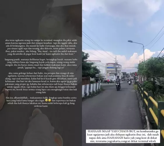 Viral kisah wanita tak terima makanannya dicolong © Instagram