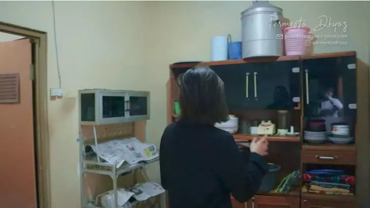 potret hunian farida nurhan dulu dan kini © berbagai sumber