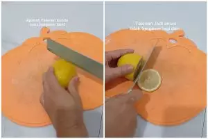 Tanpa beli antislip, talenan tak lagi bergeser sekarang pakai trik ini