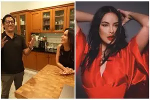 Pilih tinggal di kontrakan, intip 7 cara Sophia Latjuba menata dapur jadi mewah mirip bar
