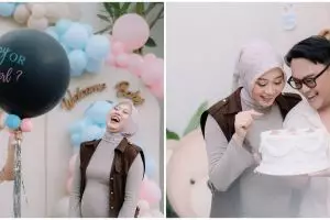 9 Potret gender reveal Danang DA dan Hemas Naura, bakal dikaruniai anak perempuan usai menanti 3 tahun