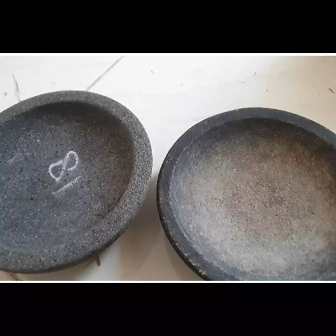 Jangan asal beli, cobek batu bisa dipalsukan, begini trik membedakan dengan yang asli