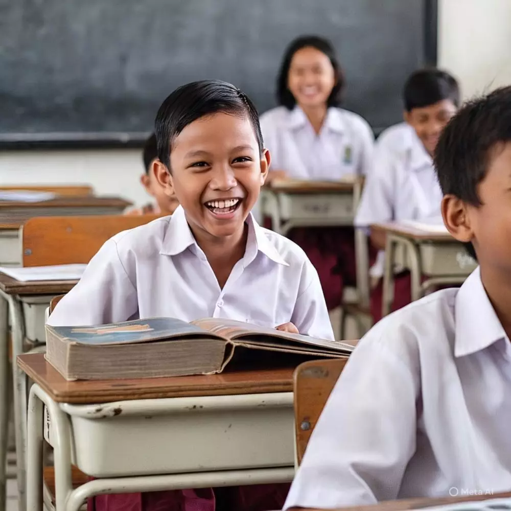 Pantun anak sekolah terbaru 2025 © 2025 brilio.net