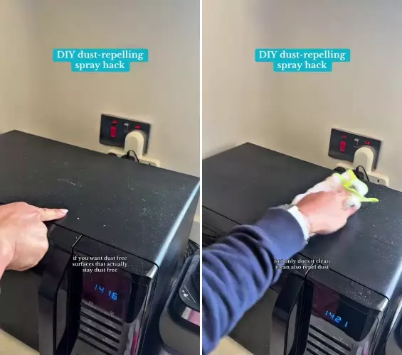 trik perabotan bebas debu pakai tambahan bahan dapur  © 2025 TikTok