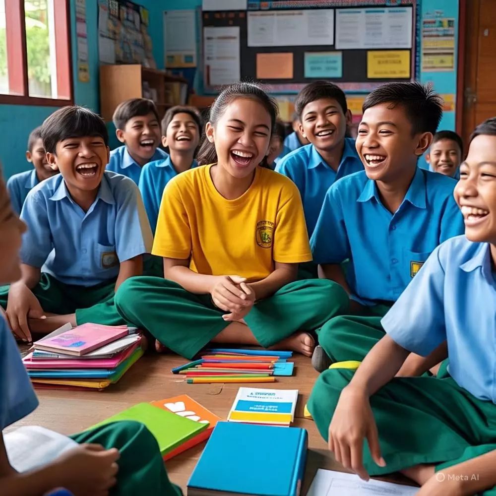 Pantun anak sekolah terbaru 2025 © 2025 brilio.net