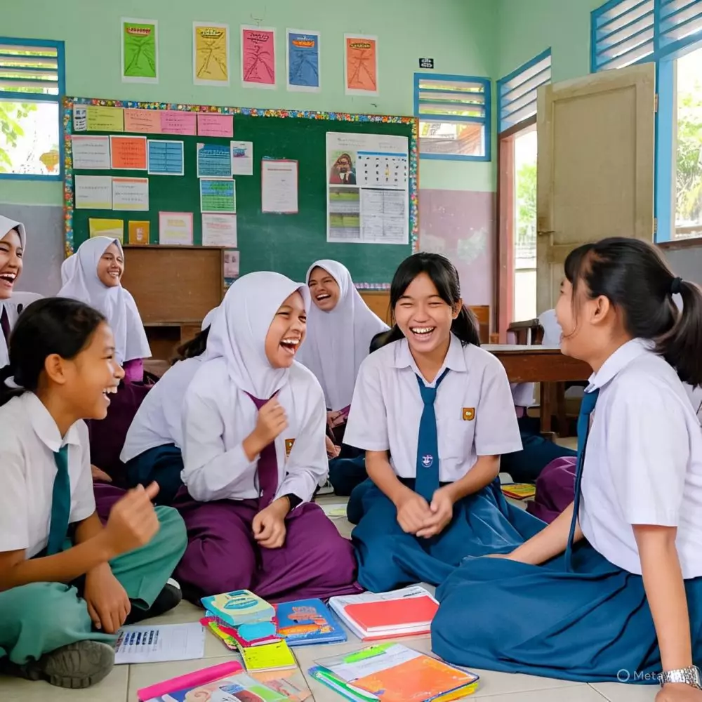 Pantun anak sekolah terbaru 2025 © 2025 brilio.net