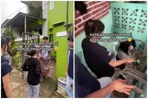 Punya hunian di pegunungan, pria ini bagikan isi rumahnya yang banyak tangga, konsepnya bikin bingung