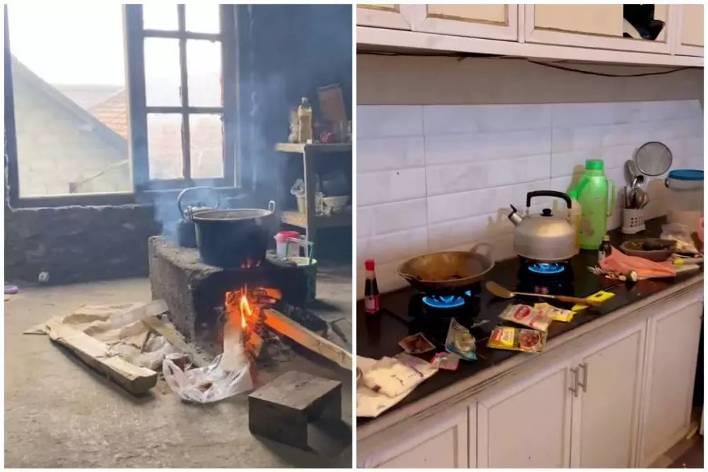 dulu kini dapur novi © Instagram