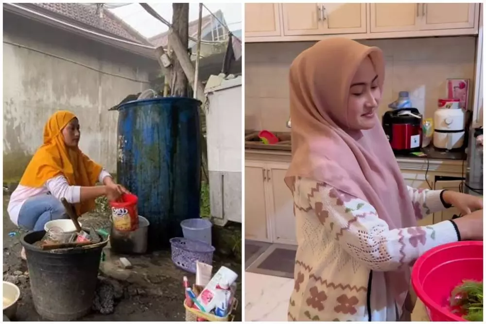 dulu kini dapur novi © Instagram