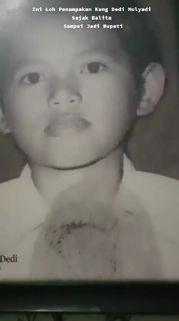 Potret Dedi Mulyadi saat masih muda © TikTok