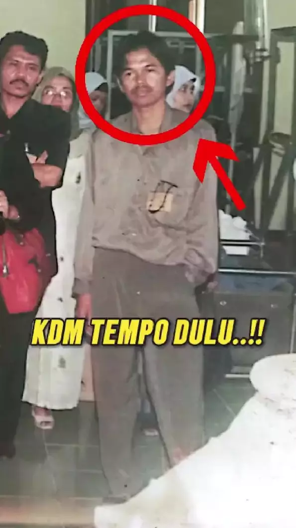 Potret Dedi Mulyadi saat masih muda © TikTok