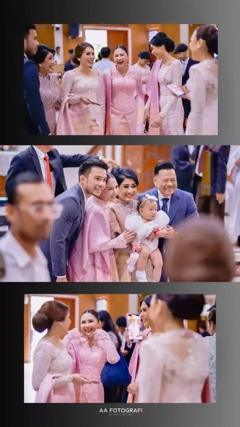 Jessica Mila dampingi Kyarra jalani baptis bayi © Instagram Jessica Mila dampingi Kyarra jalani baptis bayi © Instagram