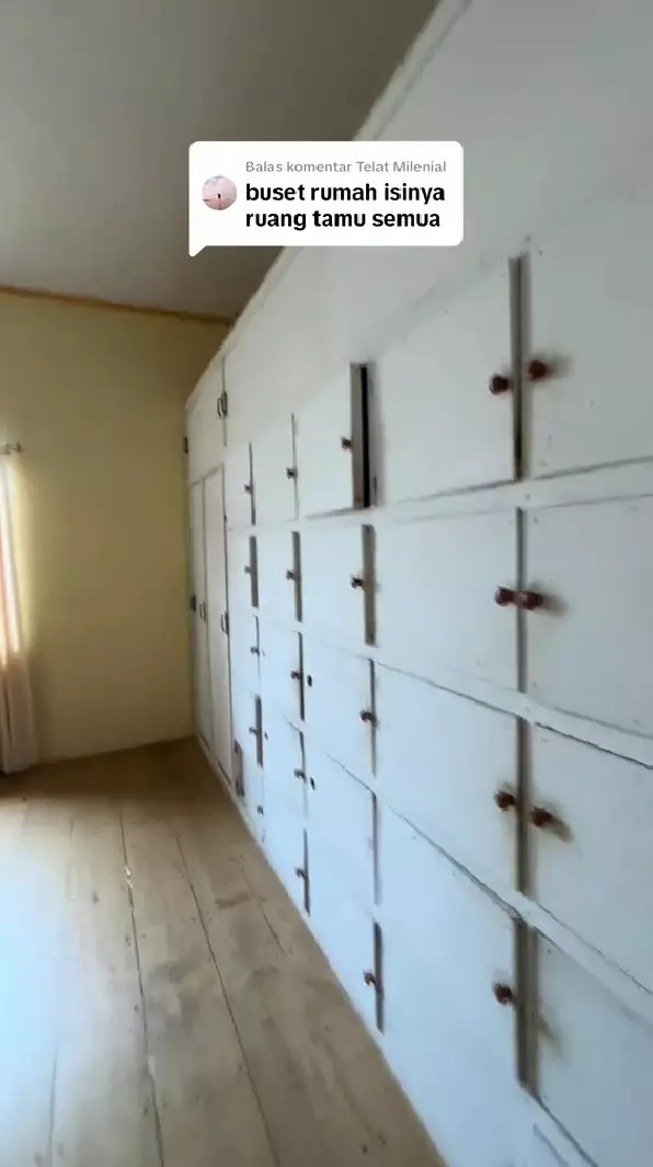 cara wanita asal Jambi menata rumah kayunya © TikTok