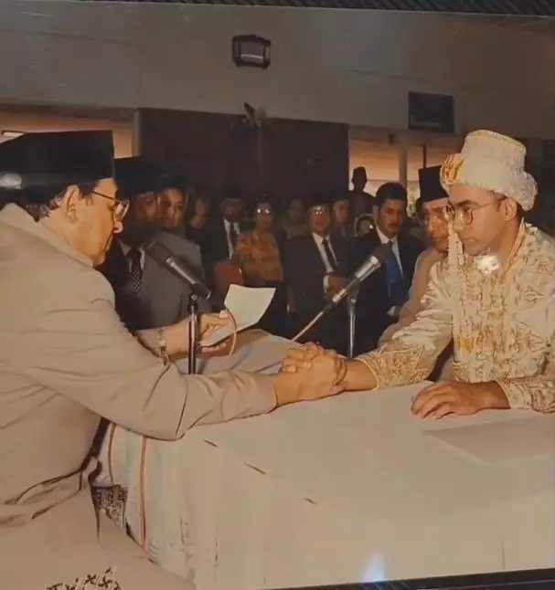 kenangan pernikahan Najwa Shihab dan Ibrahim © Instagram