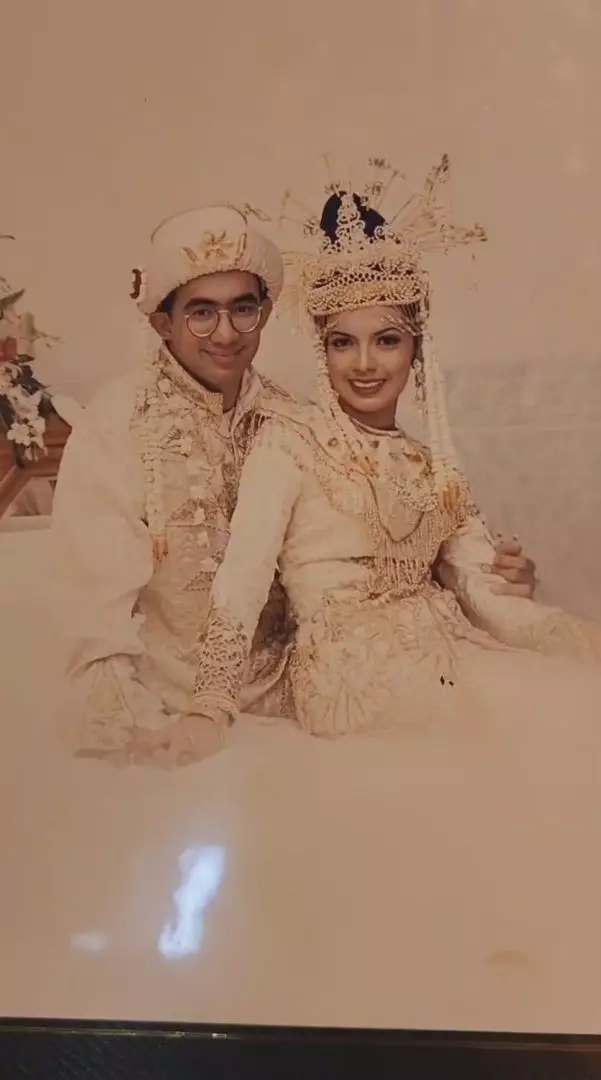 kenangan pernikahan Najwa Shihab dan Ibrahim © Instagram