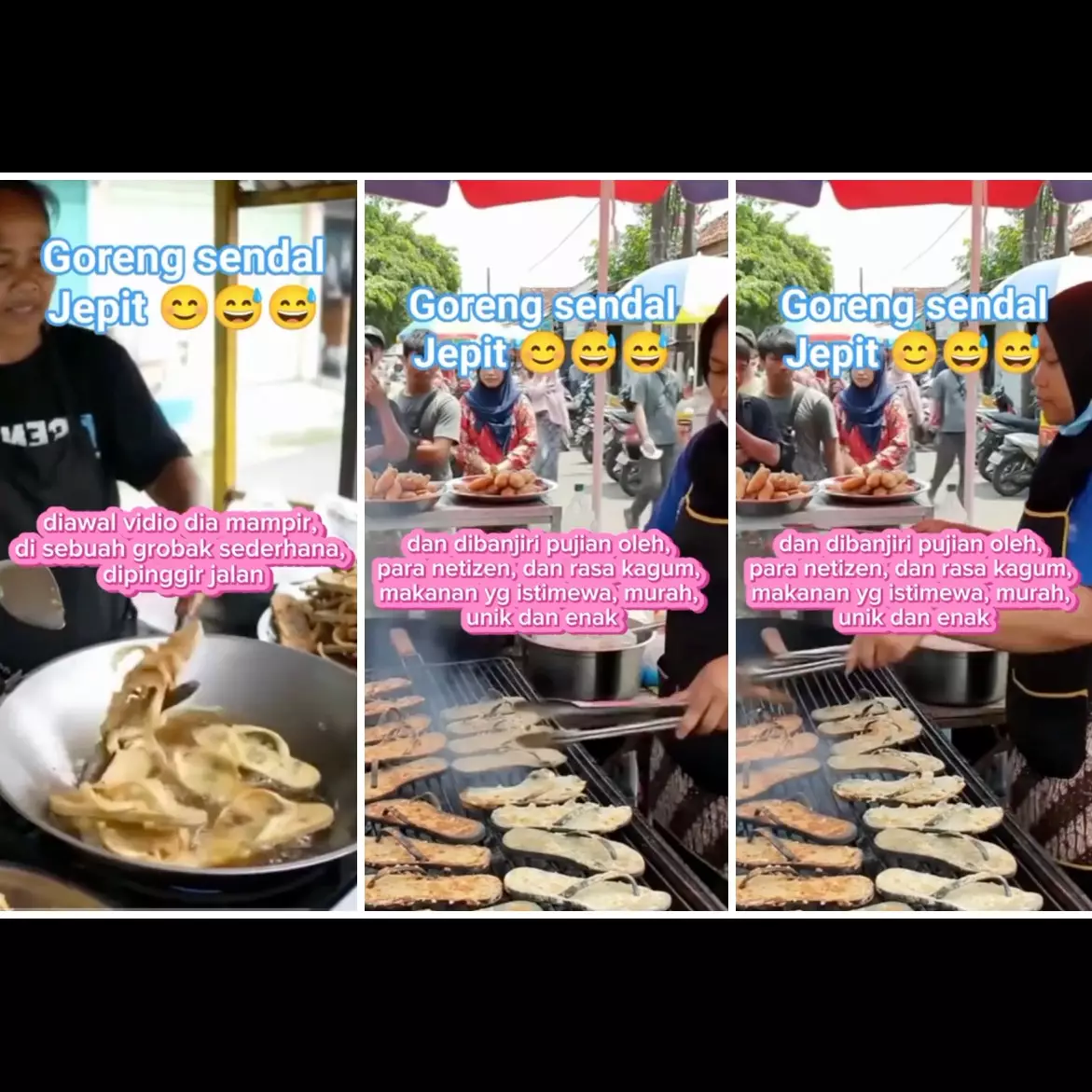 Viral gorengan sandal jepit bikin heboh, ini fakta sebenarnya di balik video yang bikin melongo