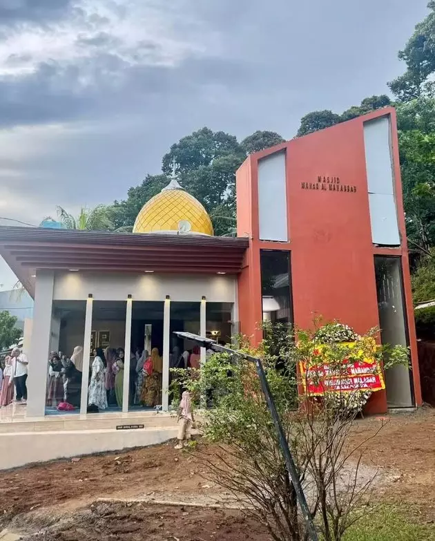 peresmian masjid yang dibangun Haldy Sabri © Instagram