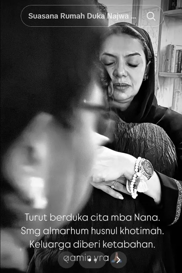 potret ketegaran Najwa Shihab usai kepergian sang suami © TikTok