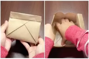 Hasilnya rapi estetik, ini 7 cara melipat kertas minyak untuk bungkus makanan