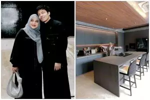 Dari penjaga konter kini rumahnya Rp25 m, 7 cara Atta Halilintar menata dapur hitam jadi artistik