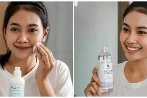 Jangan sampai salah, begini cara pakai micellar water + cleanser agar wajah bersih maksimal