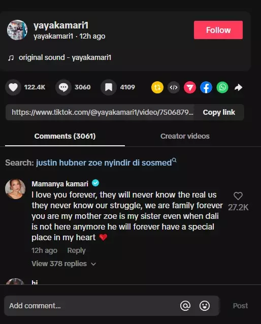 respons bijak mertua Jennifer Coppen © berbagai sumber