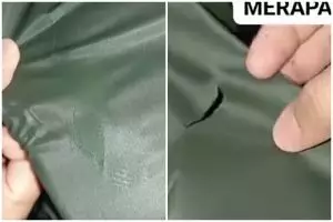 Tak perlu dijahit atau dilakban, trik menambal jas hujan sobek ini bikin ai tak rembes lagi