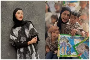 Bertemu Kiano dan Kenzo di ultah istri Ahok, ini 9 momen Paula Verhoeven momong anak, langsung nempel
