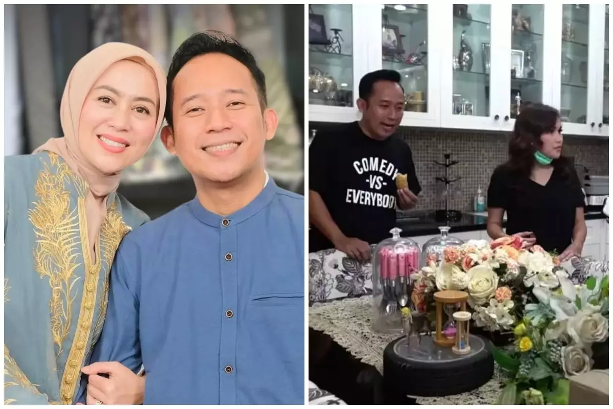 Dulu tinggal di kontrakan kini rumahnya Rp15 M, ini 5 cara Denny Cagur menata dapurnya agar elegan