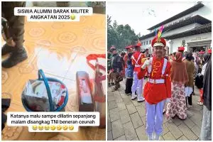 Masuk barak karena malas sekolah, siswa ini sabet juara 1 PBB dan pulang nenteng jajanan segambreng