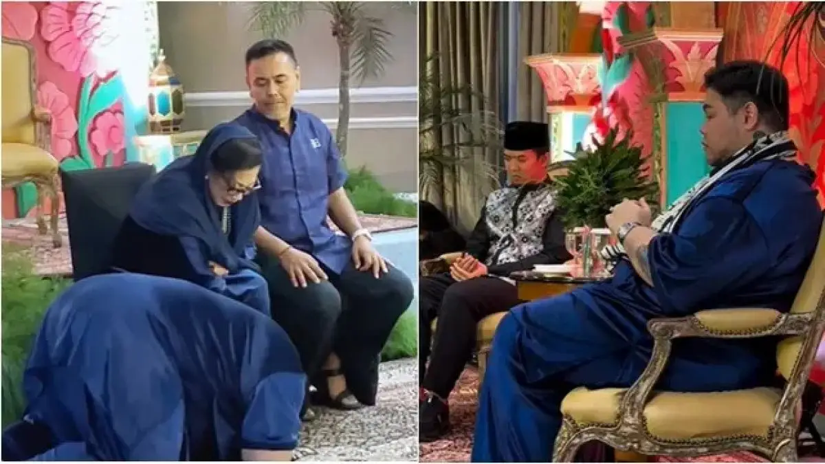 6 Potret Ivan Gunawan gelar Walimatus Safar jelang haji, menangis saat cium kaki sang ibunda