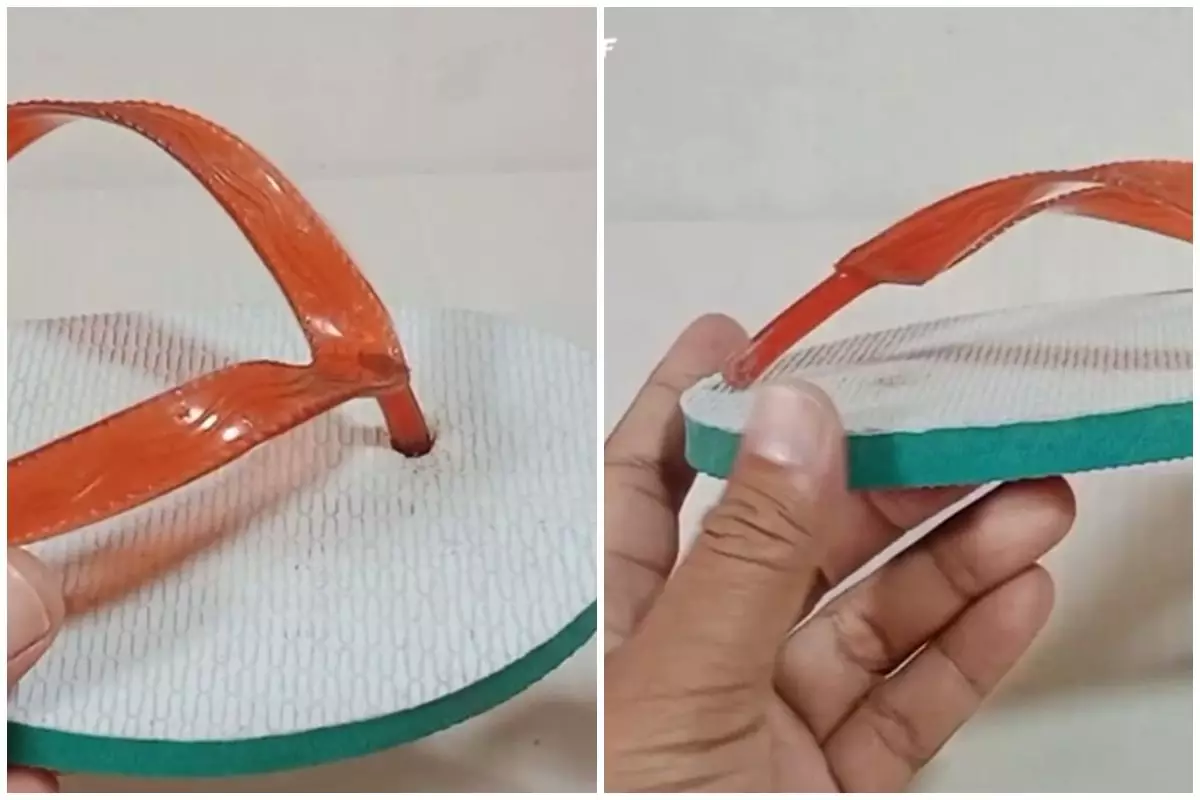Jangan dibuang atau beli baru, begini trik mudah perbaiki sandal jepit putus