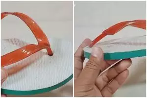 Jangan dibuang atau beli baru, begini trik mudah perbaiki sandal jepit putus