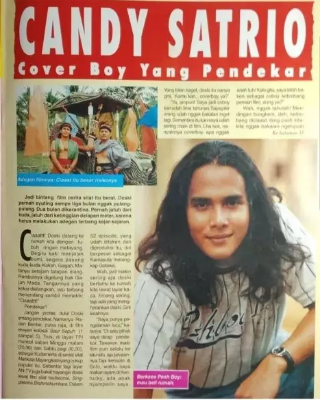 potret masa muda Candy Satrio © Instagram