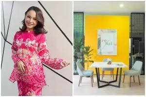 Punya hobi ngonten masak, ini 7 cara Rossa menata dapurnya tampil estetik ala kafe