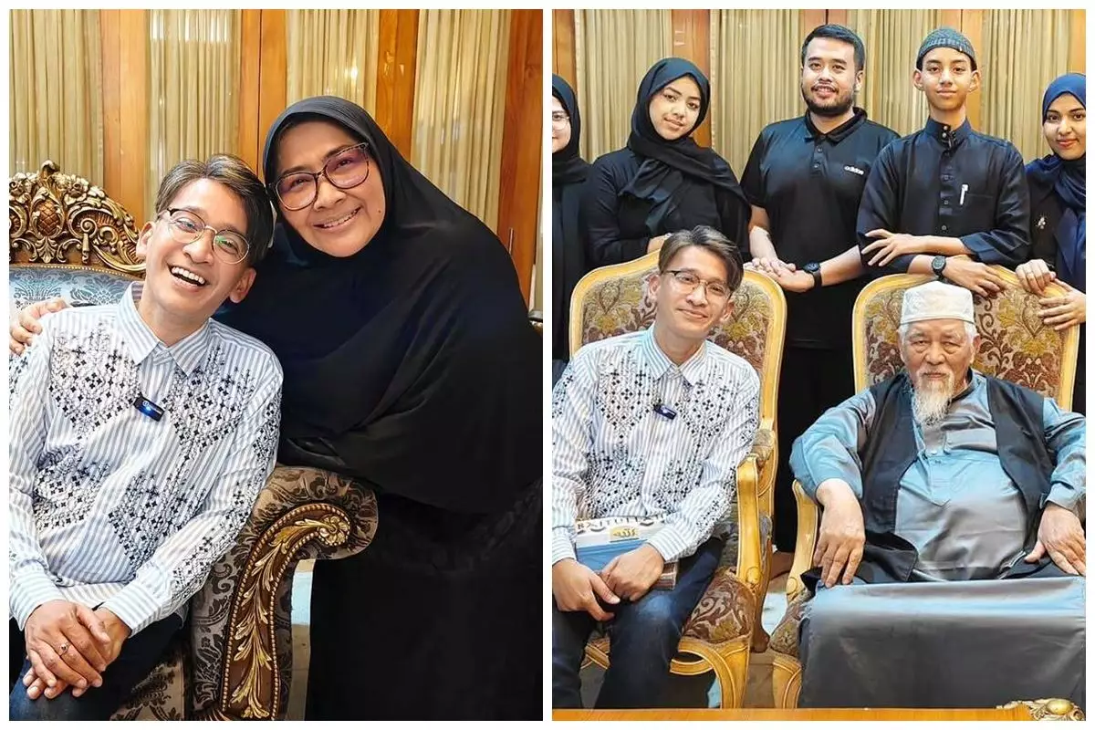 42 Tahun terpisah, ini 7 potret mengharukan Ruben Onsu jumpa kembali dengan keluarga besar usai mualaf