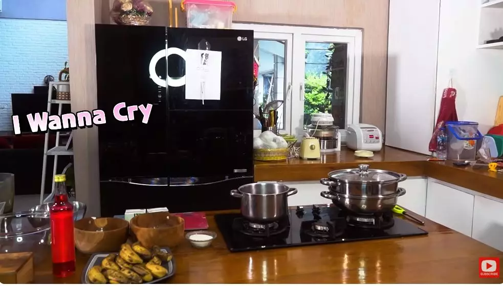 potret tempat memasak bryan domani © YouTube potret tempat memasak bryan domani © YouTube