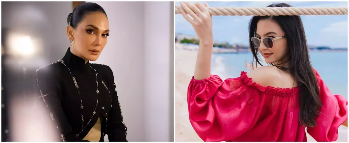 Bahagia tanpa rasa beban, 5 potret Raline Shah terima jabatan presiden jomblo dari Luna Maya