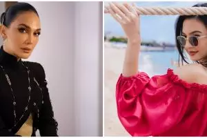 Bahagia tanpa rasa beban, 5 potret Raline Shah terima jabatan presiden jomblo dari Luna Maya