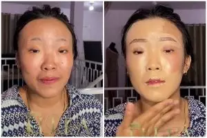 Transformasi wanita bermata sayu dan kecil dimakeup buat wisuda oleh MUA ini bikin makin percaya diri