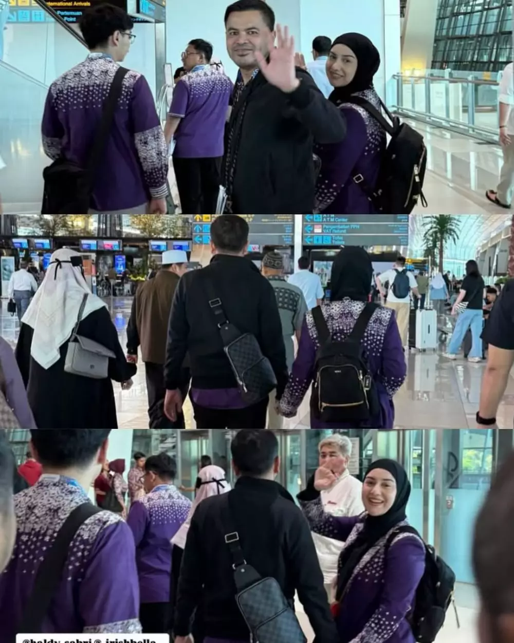 irish bella haldy sabri berangkat haji  © 2025 Instagram
