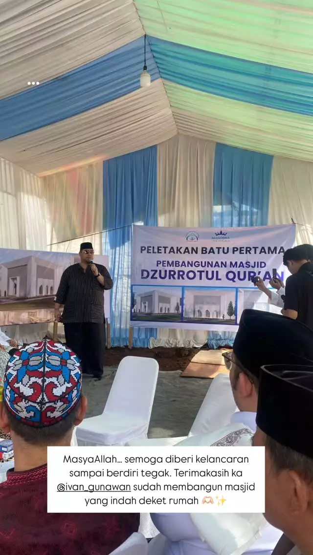 ivan gunawan beli tanah bangun masjid © 2025 Instagram