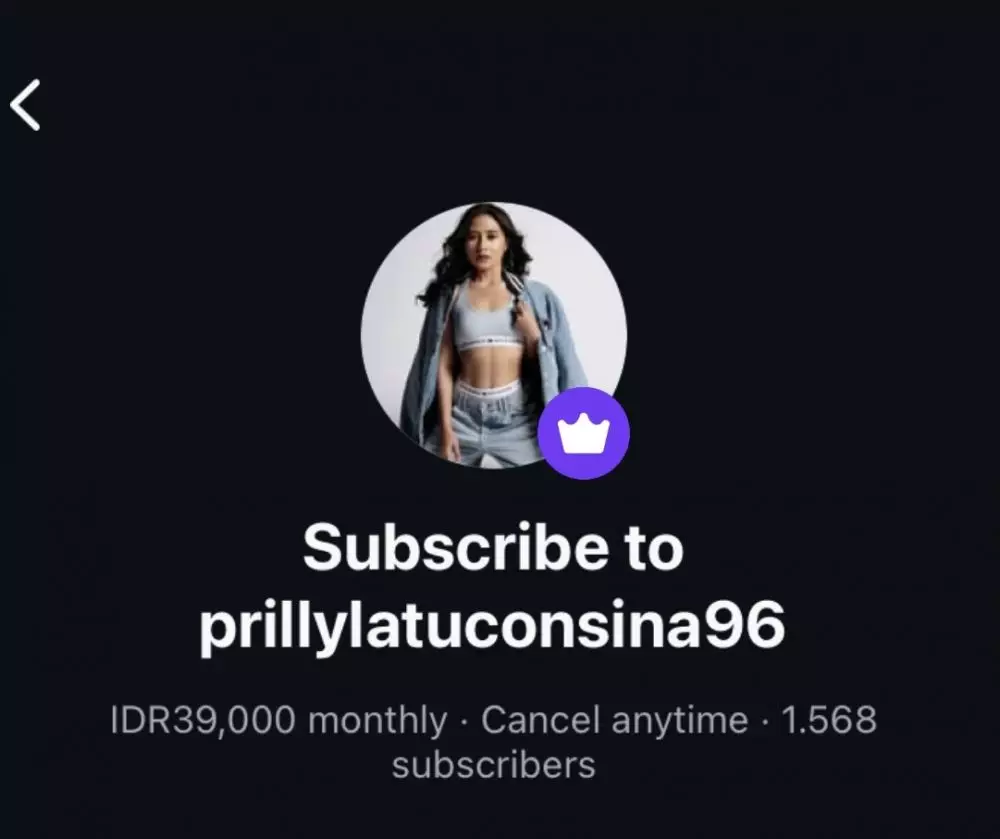 penghasilan seleb konten eksklusif instagram  © 2025 Instagram