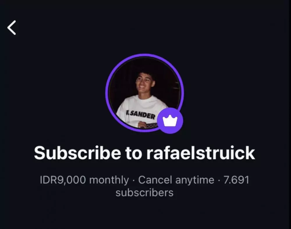 penghasilan seleb konten eksklusif instagram  © 2025 Instagram