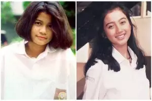 Manglingi bak beda orang, intip potret lawas 9 seleb era 90-an saat SMA